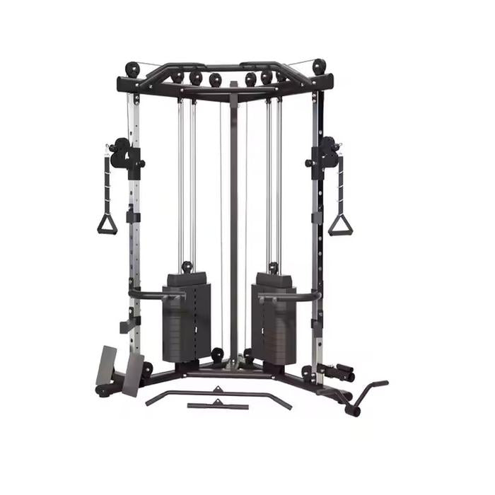 DUAL CABLE CROSSOVER KUALITAS PREMIUM ORIGINAL IMPORT functional trainer Cablecrosover multi power rack USAFIT  UF1017