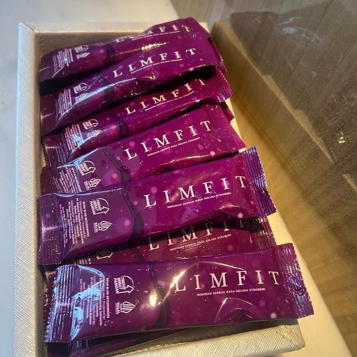 Limfit Lcarnitine Kolagen Detox Rasa Stroberi dan Delima - 1shacet