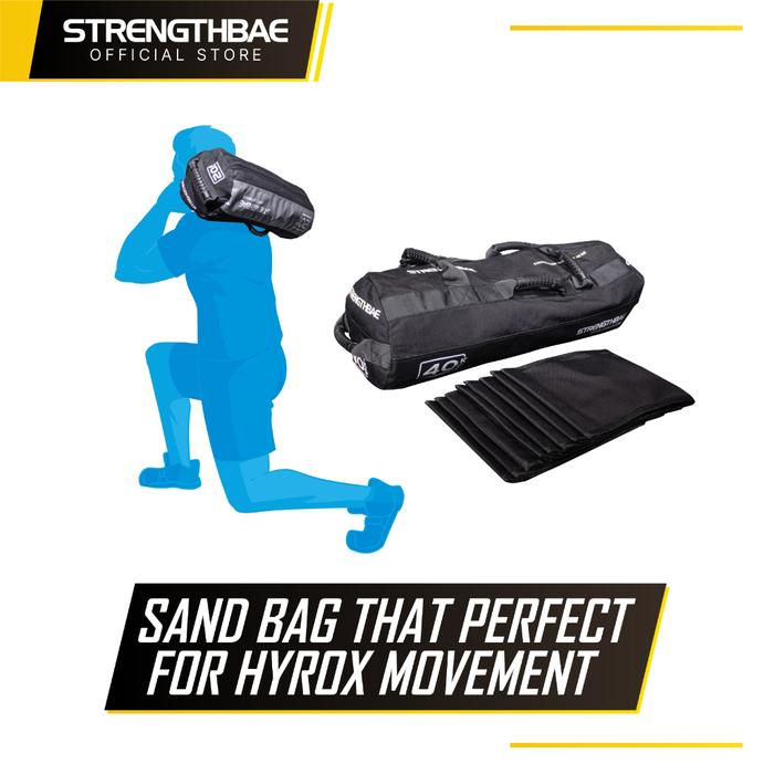 Competition Sandbag STRENGTHBAE Sandbags Sand Bag Sand Bags Crossfit Crossfits Lunge Lunges Power Squat - 10kg