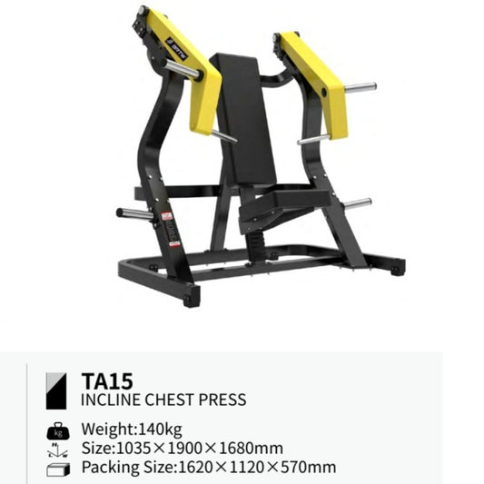 BRTW FITNESS Incline Chest Press TA15/ Plate Loaded /Gym / Fitness