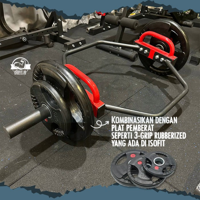 Ring Hex Dumbell Bar / Alat Angkat Beban bentuk Cincin Hex