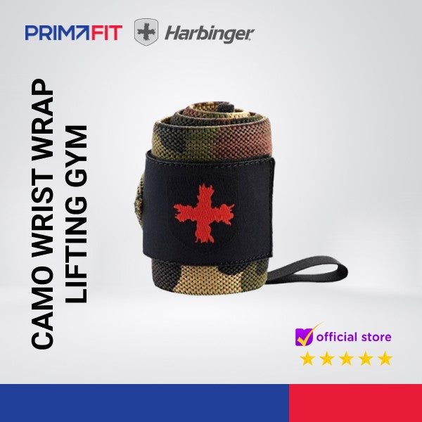 Harbinger - Camo Wrist Wrap Lifting Gym (Original) | PrimaFit