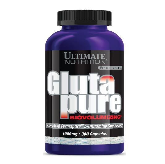 Ultimate Nutrition Glutapure 300Caps/ Suplemen Gym/ Suplemen Menjaga Massa Otot protein  shake