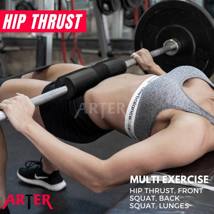ARTER Barbell Pad Barbel Squat Foam Pelindung Pundak Leher HIP THRUST - Viral Pink