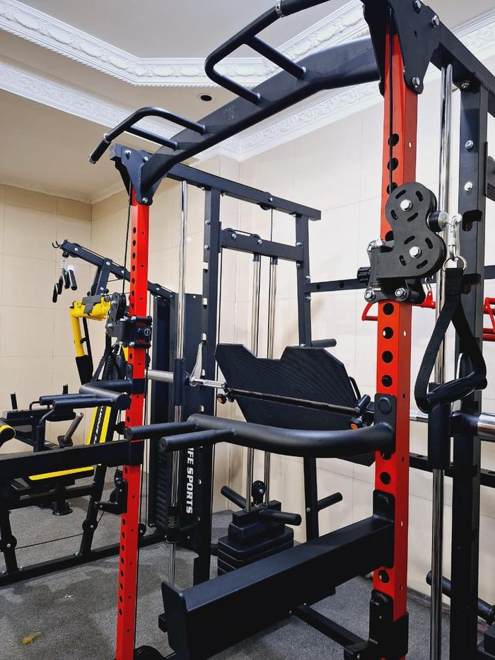 alat fitness smith machine lifesports LS - M200 komersial original import - alat saja