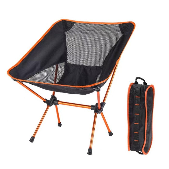 OneTwoFit Kursi Lipat Camping Outdoor Premium Memancing Portable Chair - Merah