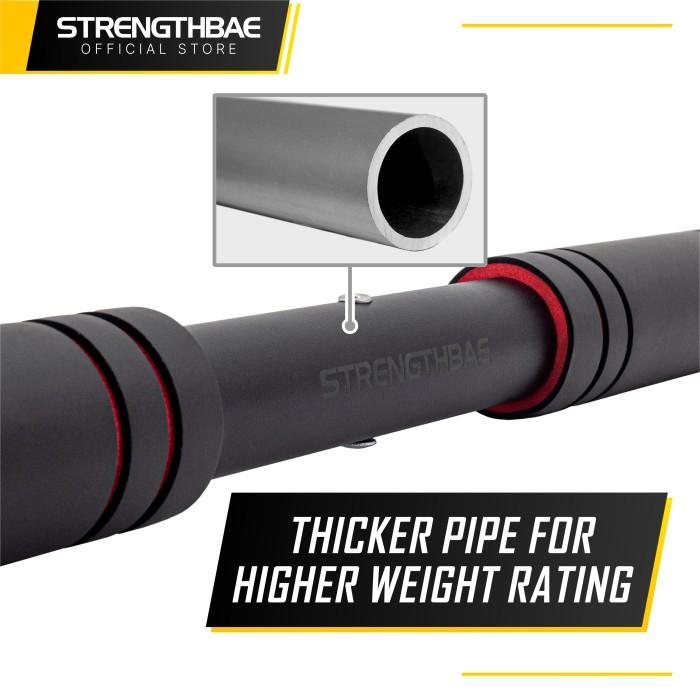 Door Pull Up Bar STRENGTHBAE Heavy Duty Chin Up Bar Tiang Pintu Pullup - Short