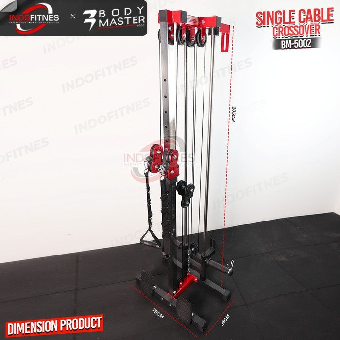 BODYMASTER Single Cable Crossover BM-5001 Home Gym Functional Trainer - BM-5008, TOPED
