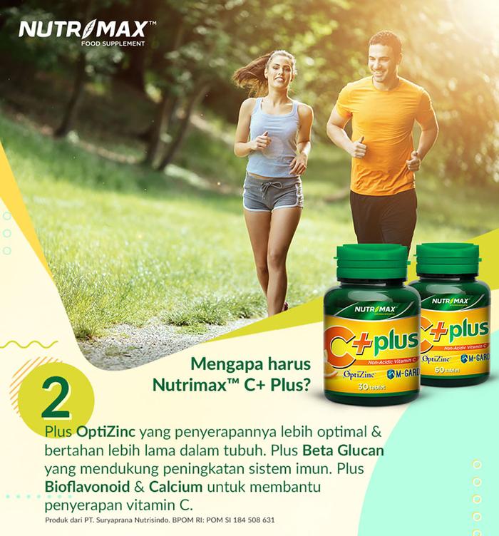 Nutrimax C+ Plus - Vitamin Vit C Imunitas Daya Tahan Tubuh - 30 Tablet