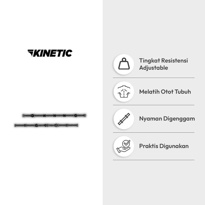 KINETIC 103 CM SPRING ARM EXERCISE - HITAM