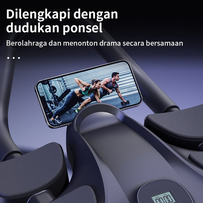 OneTwoFit Ab Wheel Ab Roller 4 Wheels Sit Up Automatic Rebound Olahraga Push Up