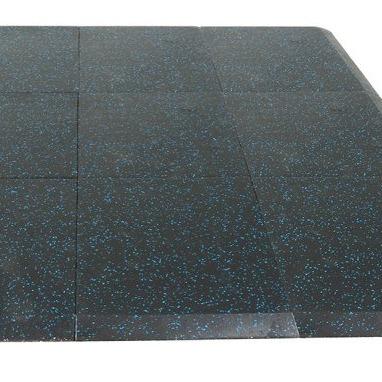 XMASTER Rubber Gym Floor Mat 50x50x3cm | Anti Selip & Anti Bau | Alas Karet Fitness - side