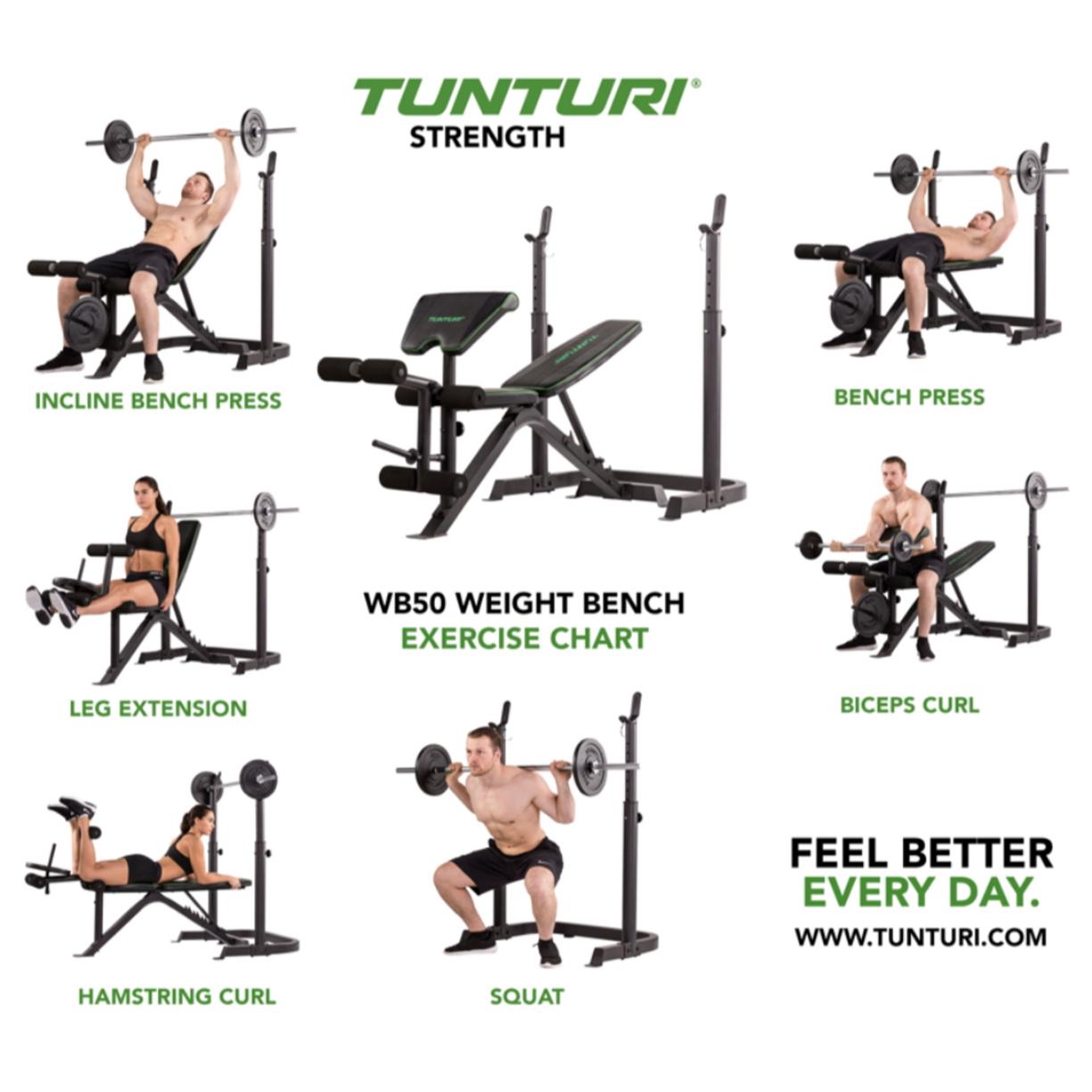Tunturi Weight  Bench Wb 50