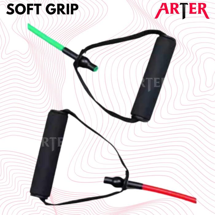 ARTER Resistance Tube Resistance Band Resistant Yoga Fitness Gym - Kuning