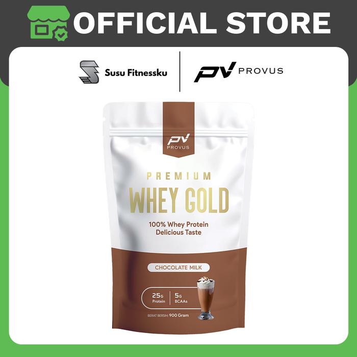 Provus Premium Whey Gold 900gr - Whey Protein Concentrate - Matcha Latte, Topi