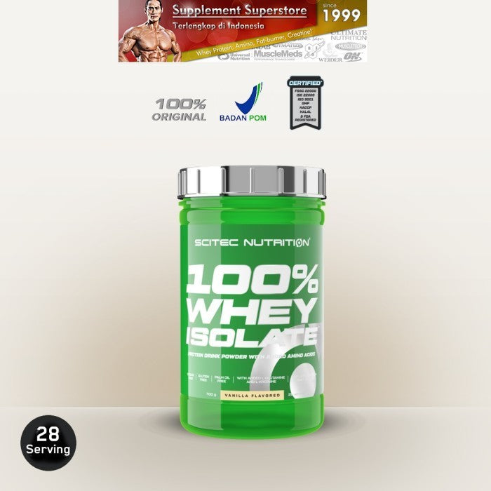 Scitec - WHEY ISOLATE  700gram vanila - Tanpa bonus