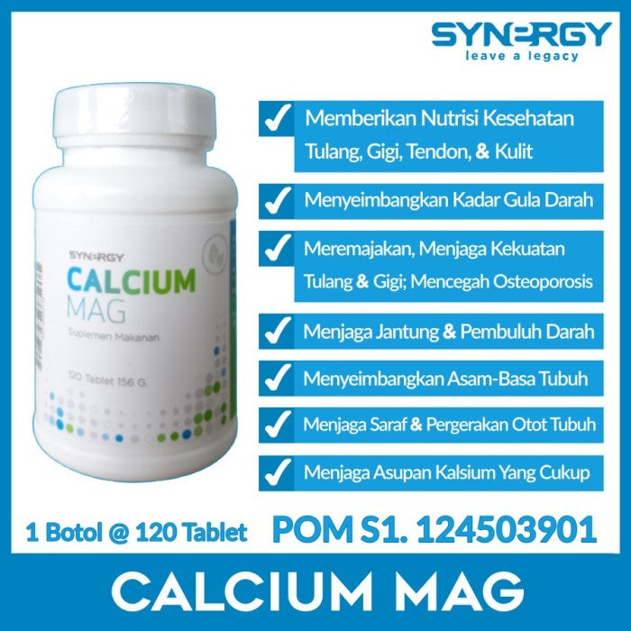 Calcium Mag 120 Tablet Synergy