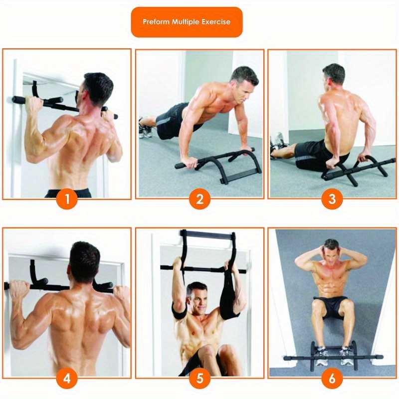 ENNJOY Tiang Latihan Pull Up Pintu Door Gym Bar Solid Grip - EN-02