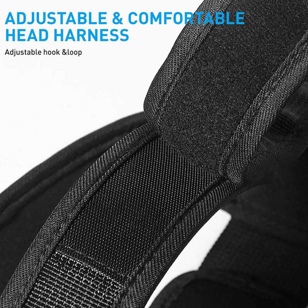 EPROLO Head Harness Belt Neck Traps Weight Lifting Chain Fitness Gym - PR-001