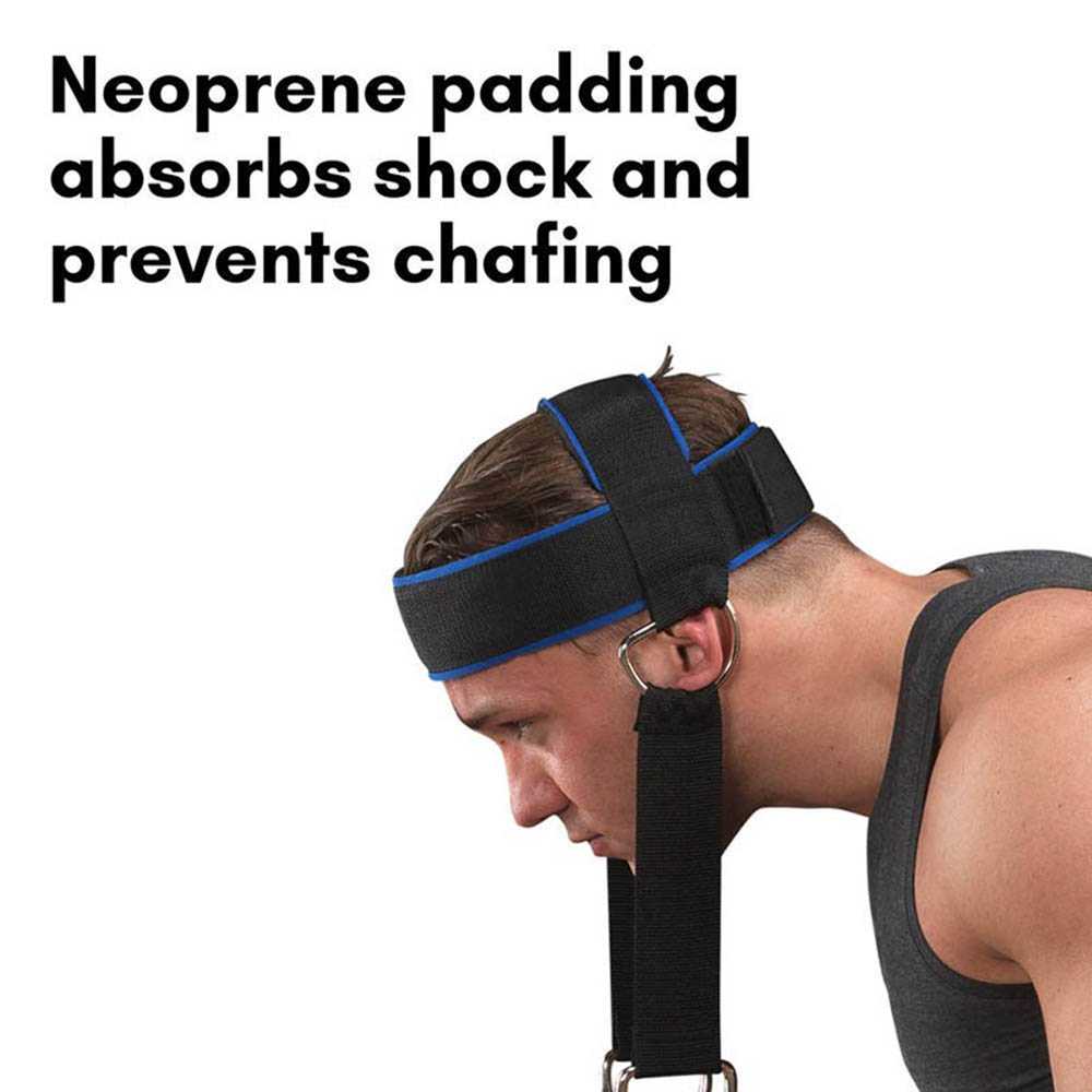EPROLO Head Harness Belt Neck Traps Weight Lifting Chain Fitness Gym - PR-001