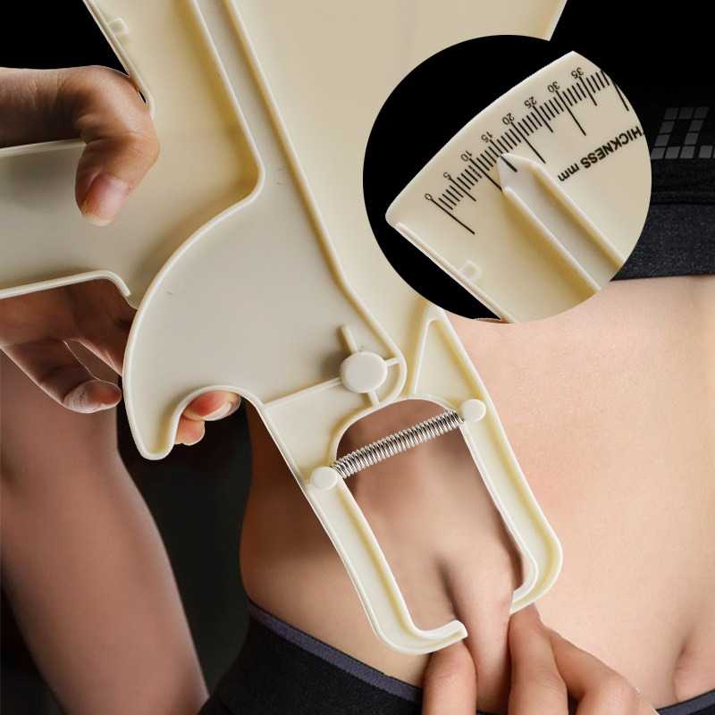 ETOPO Pengukur Lemak Body Fat Skinfold Caliper Clamp Measuring 80mm - ET8