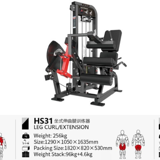 BRTW HS31 Leg Curl /Extension Machine / Comercial Equipment Fitness
