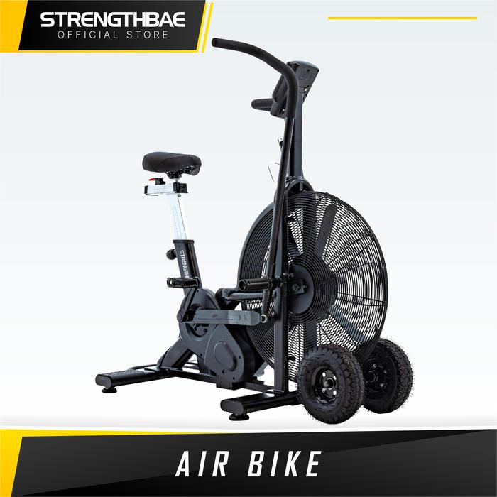 Air Bike STRENGTHBAE Crossfit Commercial Spin Spinning Sepeda Statis