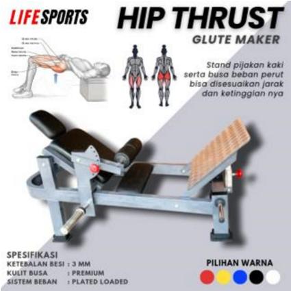 Alat Fitness Hip Trhust/Glute Maker Lifesport