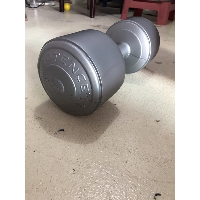 POTENCE BARBEL 10KG / DUMBEL 10KG / DUMBELL PLASTIK 10 KG