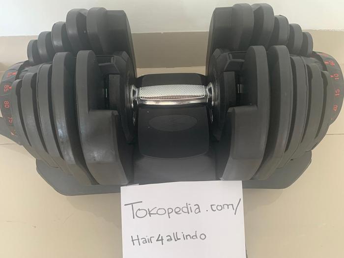 F202 40KG Kettler Bowflex ADJUSTABLE DUMBELL set barbel alat fitness