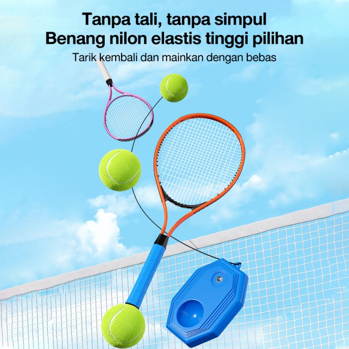 OneTwoFit Raket Tennis Set Pelatih Tenis Alat Olahraga Tenis Lapangan