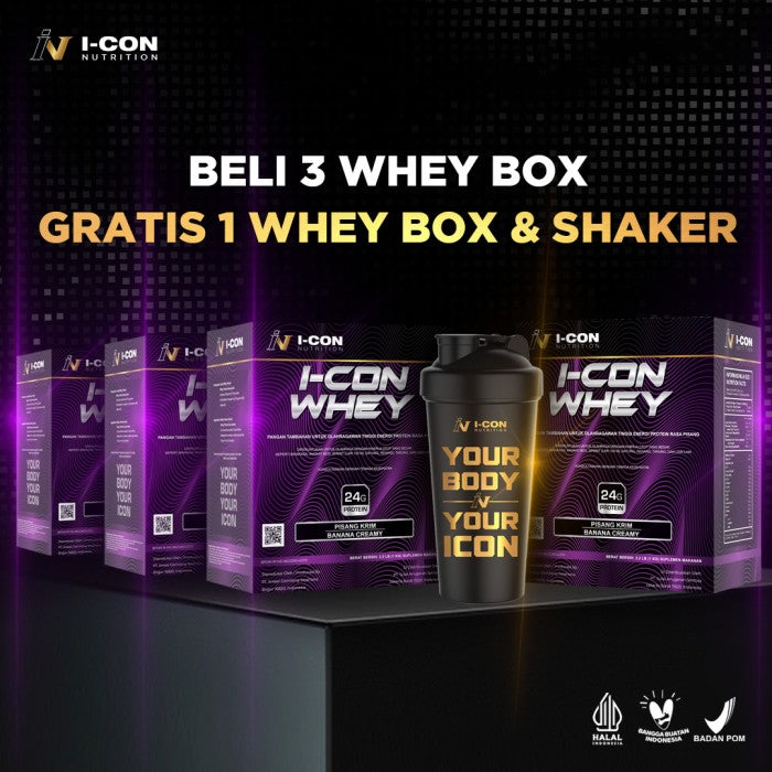 Promo Nataru I-CON WHEY PROTEIN Beli 3 Gratis 1