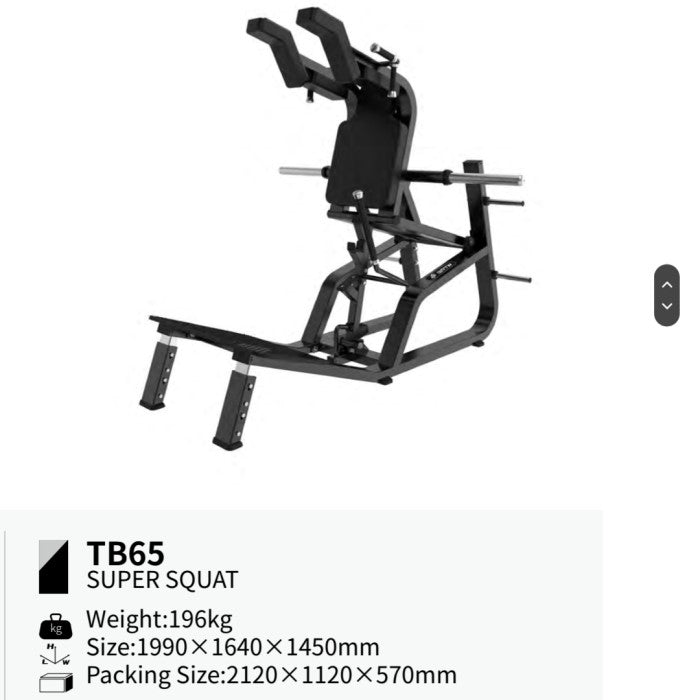 BRTW FITNESS SUPER SQUAT TB65 / Commercial Equipment Gym / Fitness