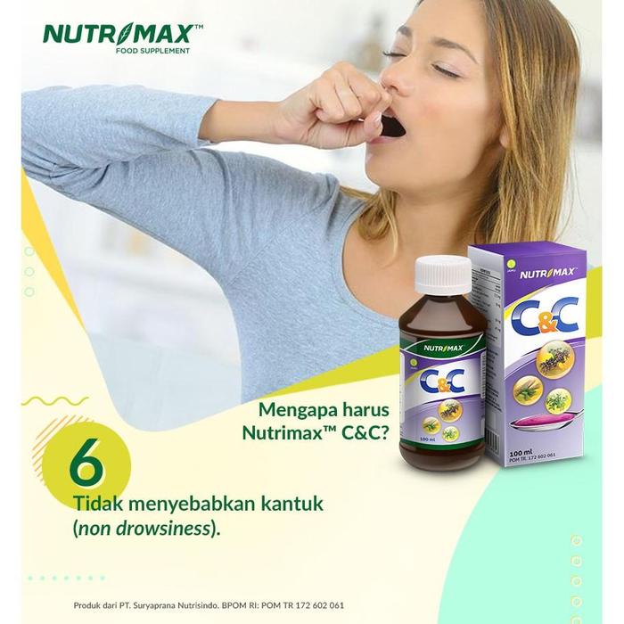 Nutrimax C&C Syrup Cough & Cold Demam Radang Tenggorokan