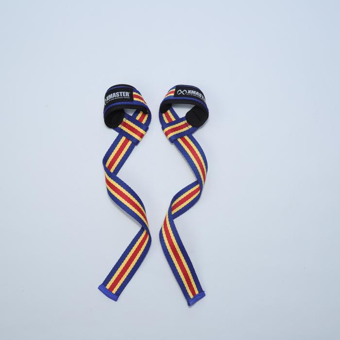 XMASTER Lifting Strap Deadlift – Strap Angkat Beban & CrossFit Grip strap angkat beban - Lifting Strap - Black
