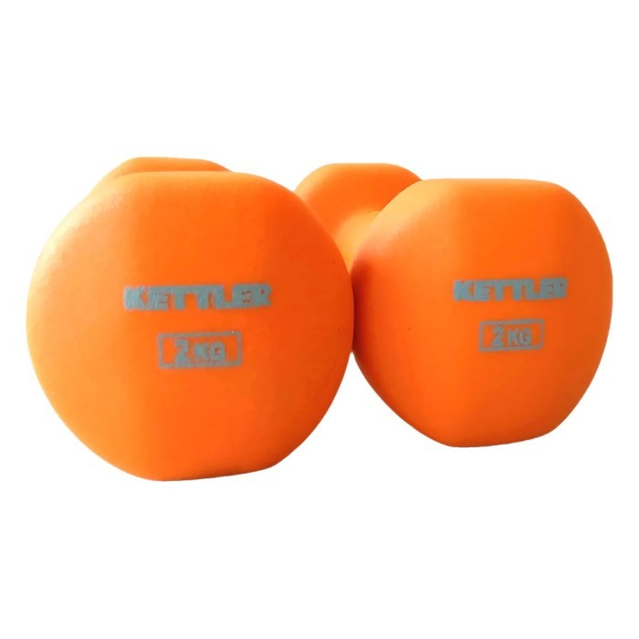 Kettler Neoprene Dumbell Orange 701-010 (4kg/pair)