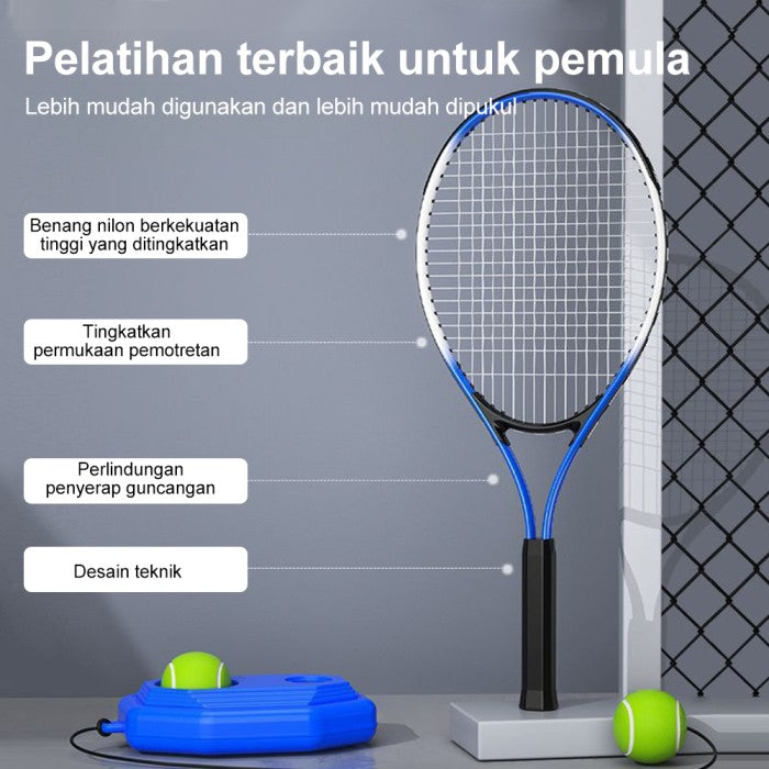 OneTwoFit Raket Tennis Set Pelatih Tenis Alat Olahraga Tenis Lapangan