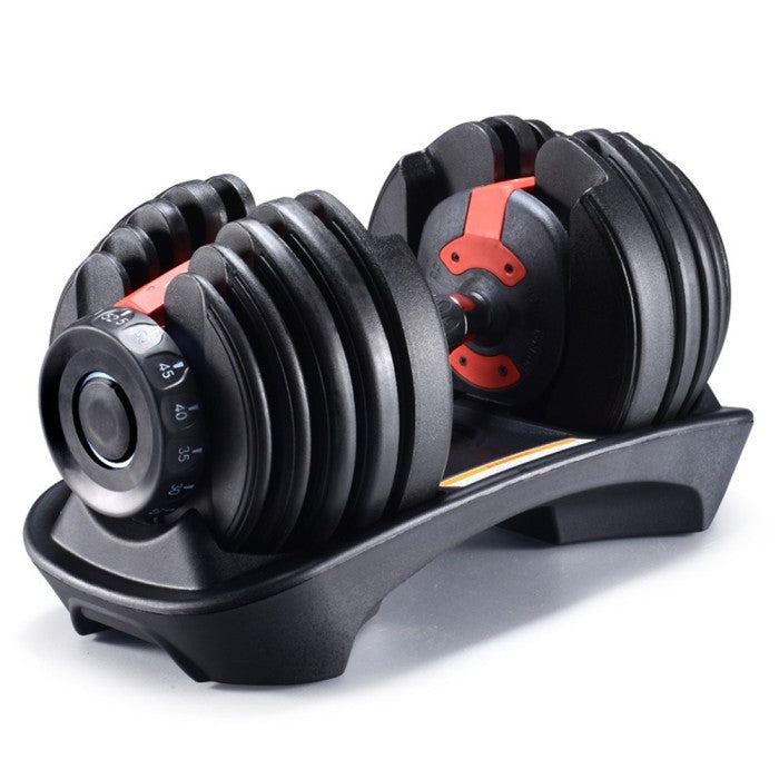 OneTwoFit Adjustable Dumbell Barbell Alat Fitness Set 24kg 15 level Adjustable Barbel Fitness