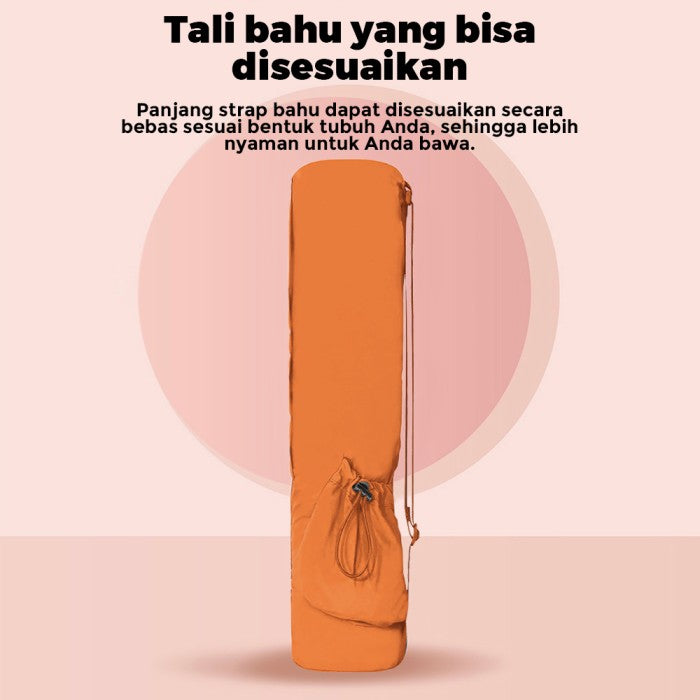 OneTwoFit Yoga Mat Bag Multifungsi Water Resistant Tas Matras Yoga Car