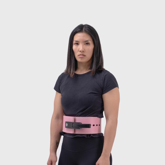 Rughen Lever Belt 12mm for Weight Lifting - Colored Edition - Putih, 2XS QuickAdjust