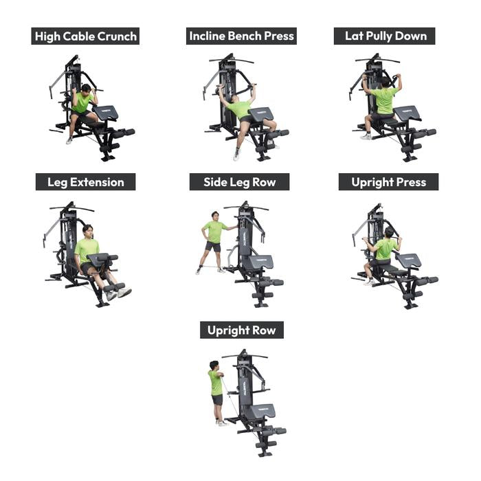 KINETIC MULTI GYM 90 KG HRGYM25 6COL