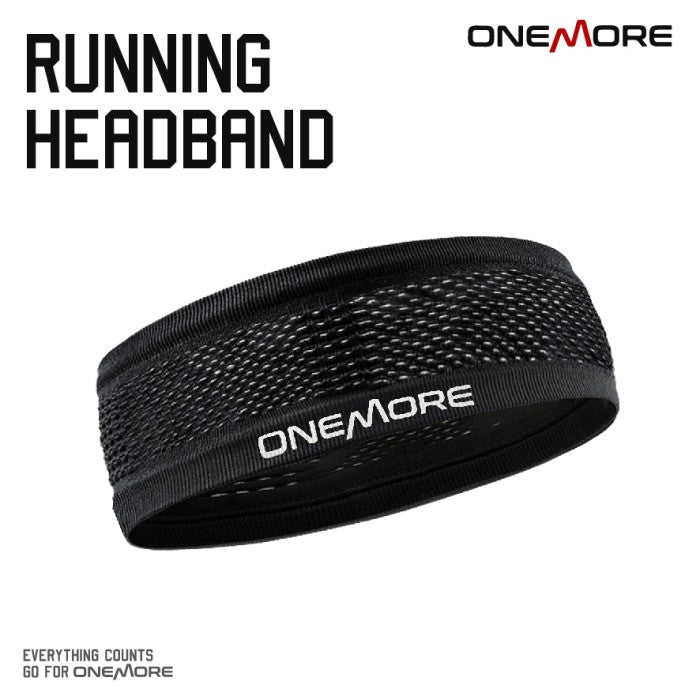 ONE MORE Running Head Band Headband Olahraga