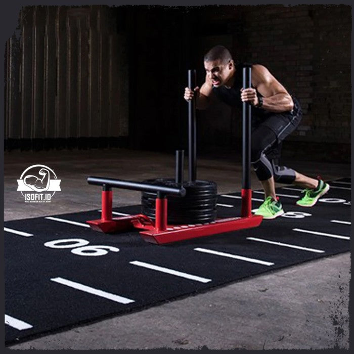 Fitness Sledge Training Car / Papan Luncur Latihan Kebugaran
