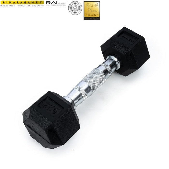 Kettler Fixed Hexagonal Dumbbell 2kg 706-000