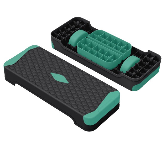 OneTwoFit Aerobic Stepper Sport Papan Senam Aerobic Step Multifunction Adjustable Stepper - Biru
