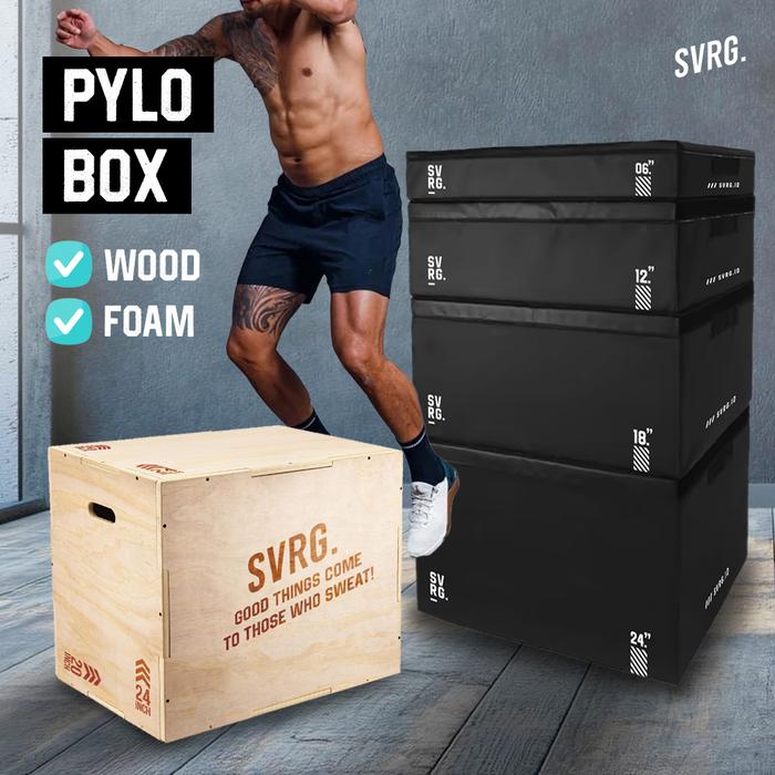 SVRG. Soft Plyo Box 24" - Soft Jump Box - Jump Crossfit 4 Level - 18