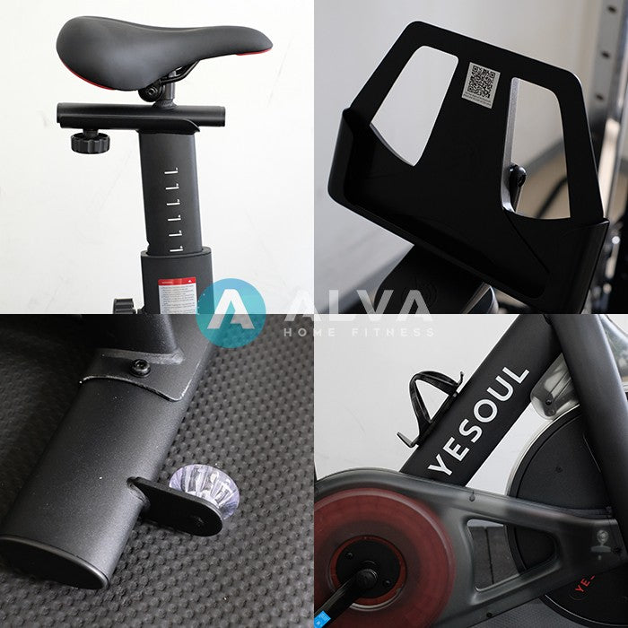 Sepeda Statis Xiaomi YESOUL S3 Magnetic Spin Bike Indoor - Hitam