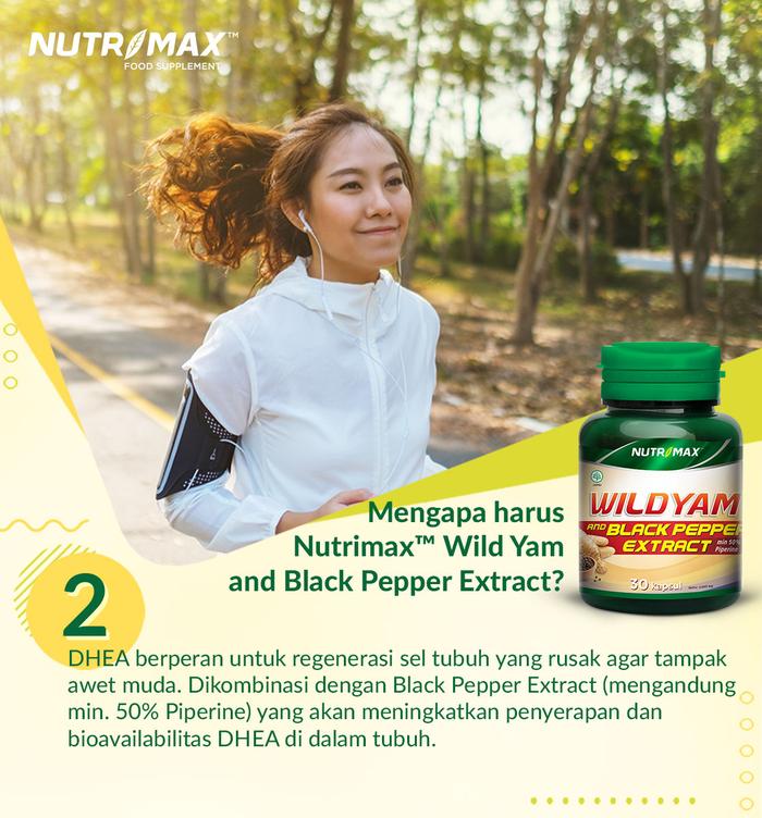 Nutrimax Wild Yam Extract 30 Naturecaps Membantu Menjaga Kesehetan