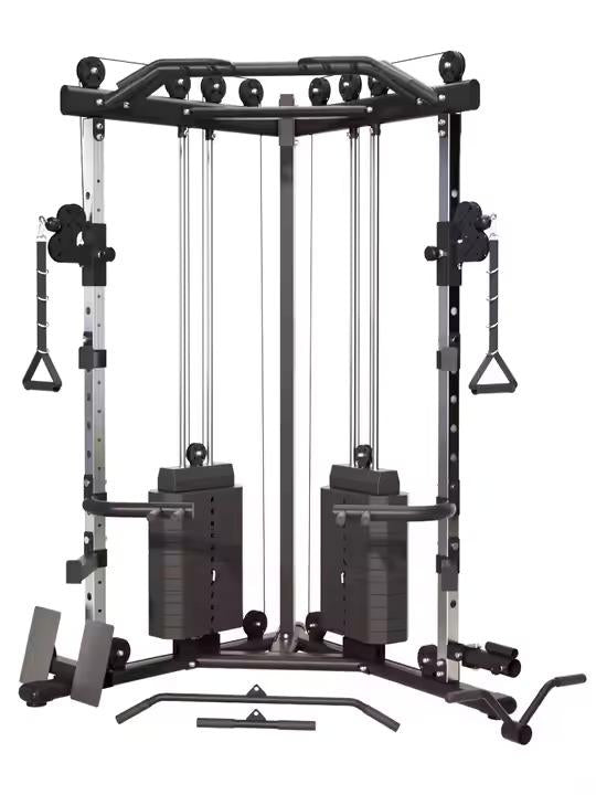 DUAL CABLE CROSSOVER KUALITAS PREMIUM ORIGINAL IMPORT functional trainer Cablecrosover multi power rack USAFIT  UF1017