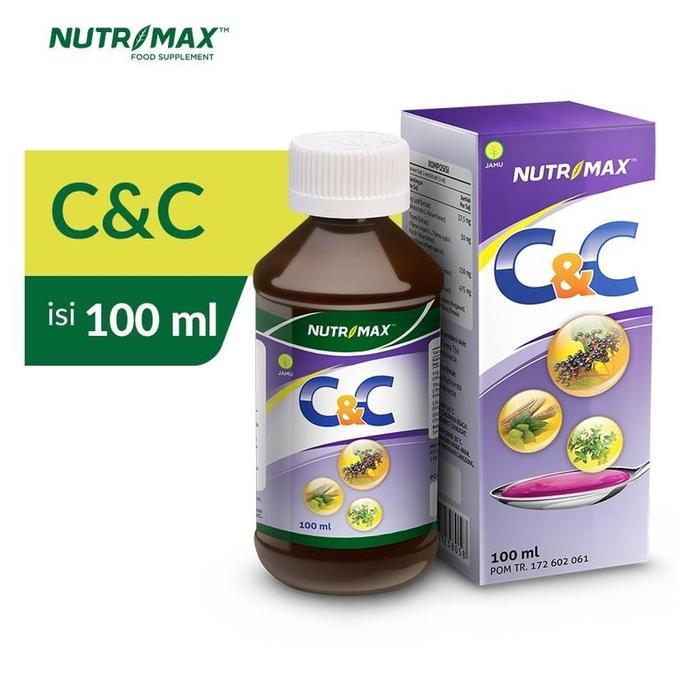 Nutrimax C&C Syrup Cough & Cold Demam Radang Tenggorokan